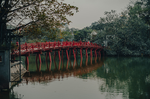 Ngoc Son Temple in Lake of Hanoi