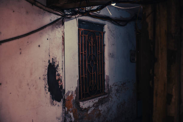 istock Dilapidated interior of building 1501729693