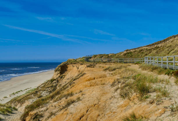 istock Bridge Path on Red Cliff of Sylt Germany 1501734772