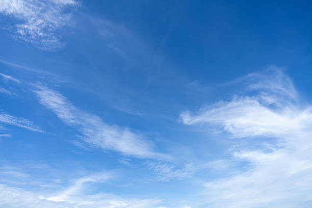 istock Blue sky and white cirrocumulus clouds texture background. Blue sky on sunny day. Summer sky. Cloud formation. Fluffy clouds. Nice weather in summer season. Weather pattern. Atmospheric phenomenon. 1501737908