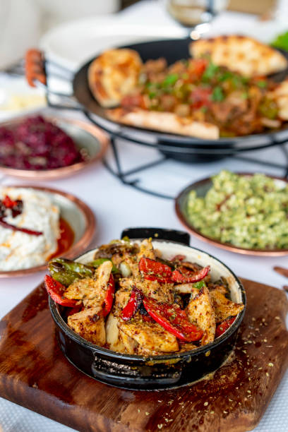istock Turkish meze servise table. There are many turkish meze., 1501750965