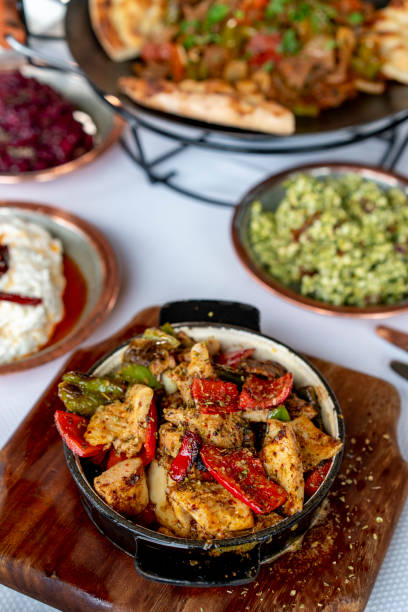 istock Turkish meze servise table. There are many turkish meze., 1501750991