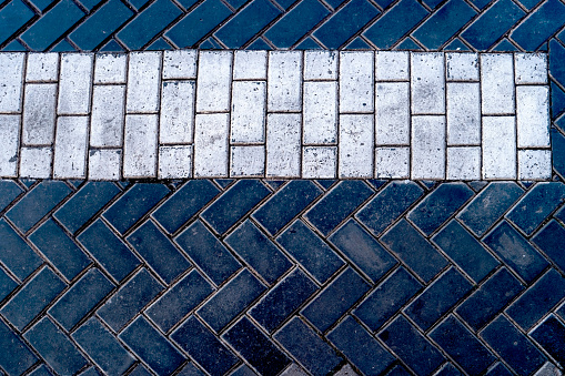 Photo of bricks texture. Street floor.