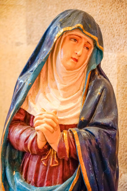 istock statue representing the Virgin Mary inside the Lisbon Cathedral 1501752945
