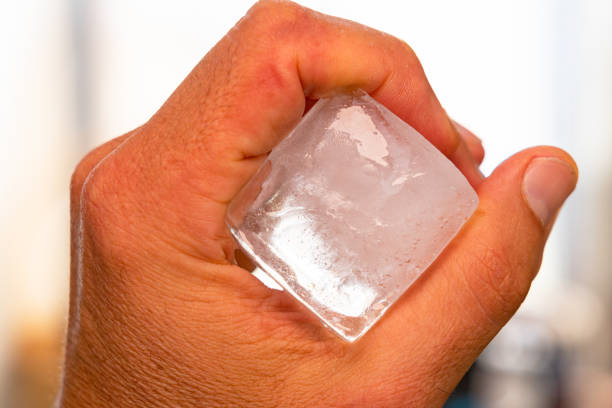 Free Stock Photo of Person holding a large ice shard in sunlight ...