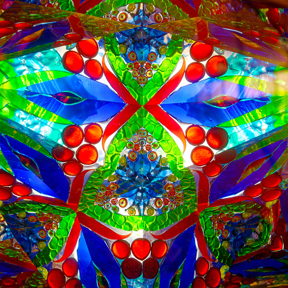 abstract kaleidoscope pattern