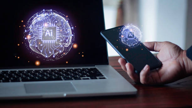 istock Ai tech, businessman show virtual graphic Global Internet connect with AI, Artificial Intelligence. using command prompt for generates something, Futuristic technology transformation. 1501755808