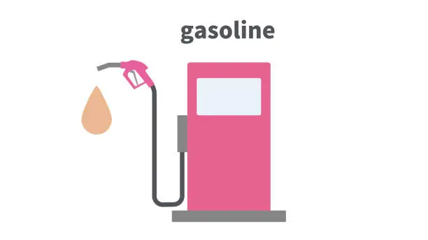 Vector illustration of A simple illustration of a gasoline weigher