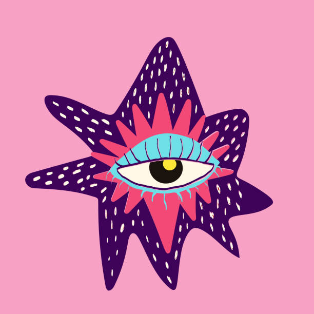 istock mystical symbol of a star with magical eye 1501760807