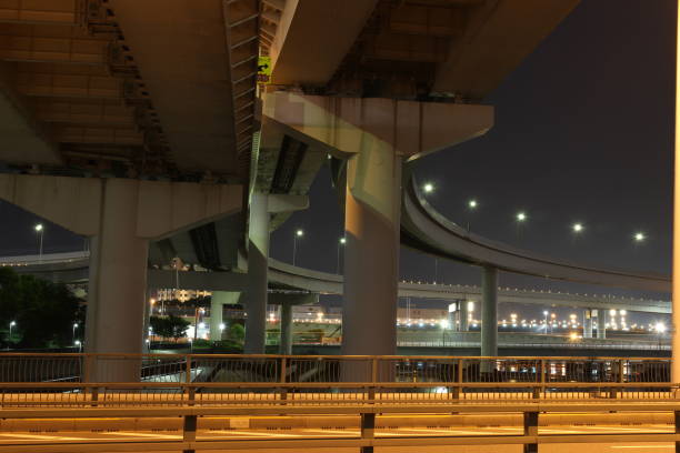 istock Night view of highway in Japan 1501760858