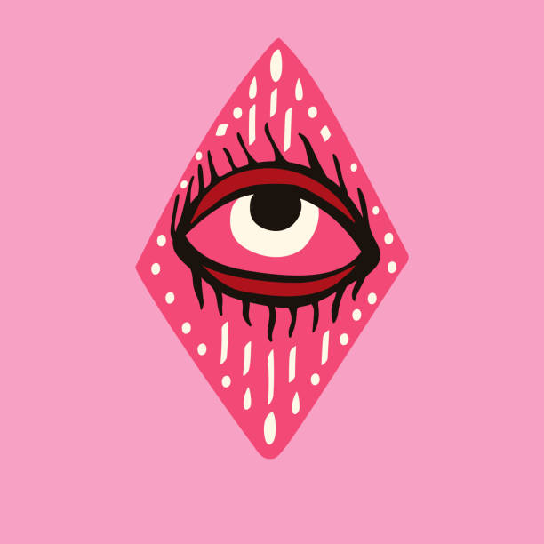 istock card with magical mystical symbol with an all-seeing eye 1501761072