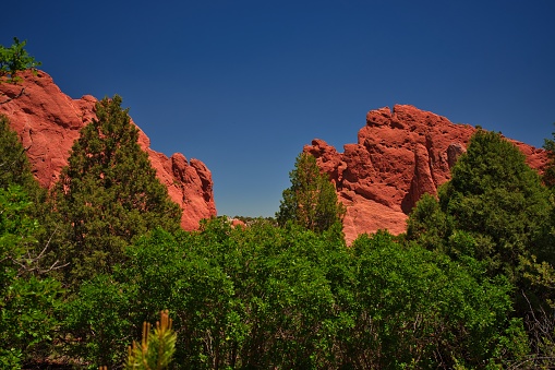 Beautiful landscape in Garden of Gods in Colorado,USA