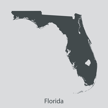 istock Florida map 1501773664