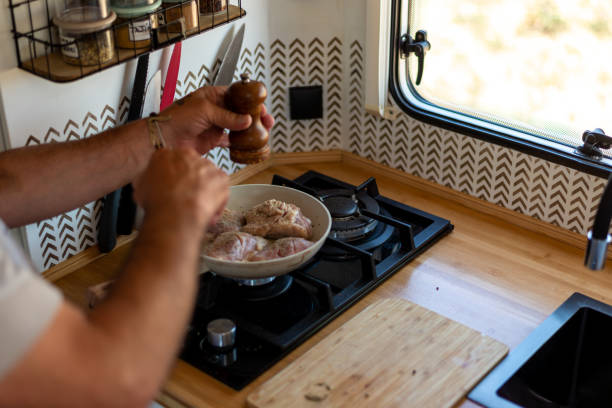 istock older man cooking in his motorhome,A Feast on Wheels 1501774988