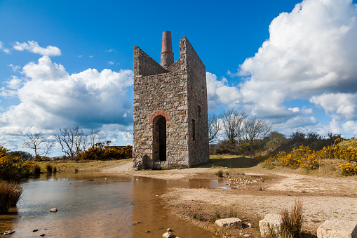 Hallenbeagle Mine near Redruth Cornwall