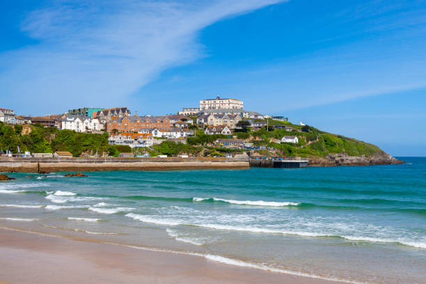 Towan Beach Newquay Cornwall England UK