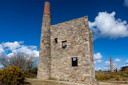 Hallenbeagle Mine near Redruth Cornwall