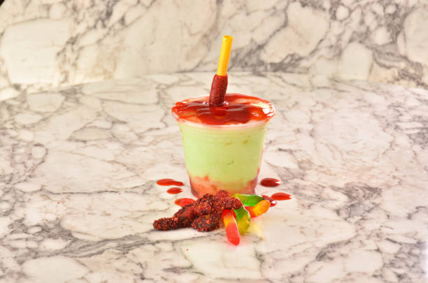 istock Mexican lemon ice cream with clili 1501778453
