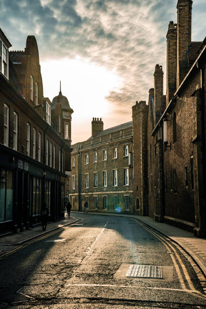 istock Typical Cambridge Street, England 1501780514