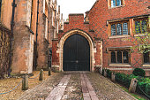 Gothic Arched Doorway in Cambridge