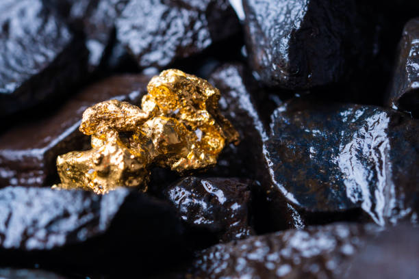 istock Gold Nugget mining from the River in Austria, real Gold. 1501788810
