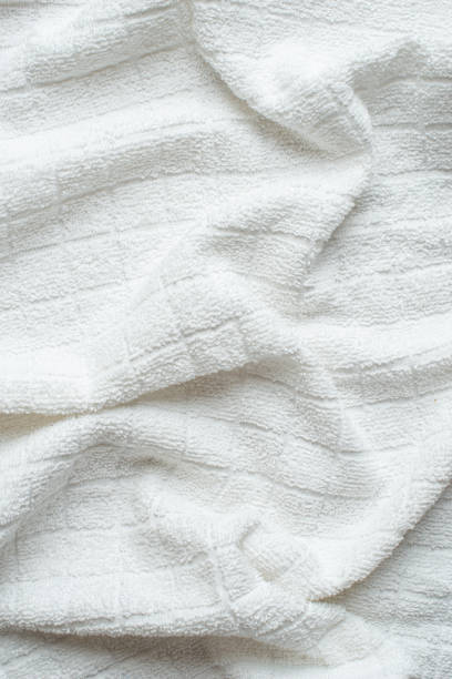 istock Macro texture of white towel 1501791492