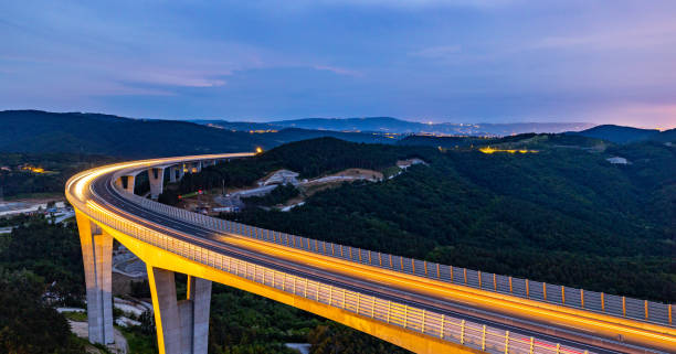 istock Illuminated viaduct Crni Kal in Slovenia 1501836962