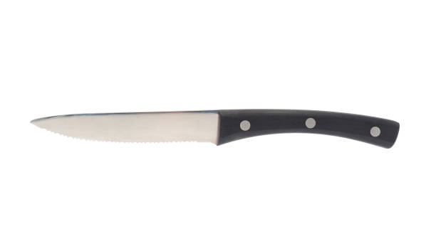 istock Steak knife isolated on white background 1501838527