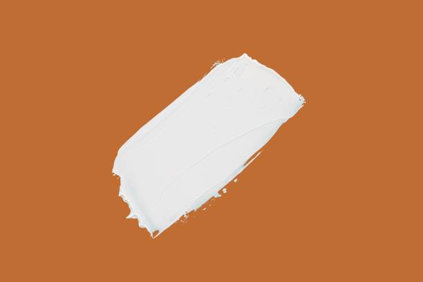 istock White cream color swatch cosmetic 1501973898