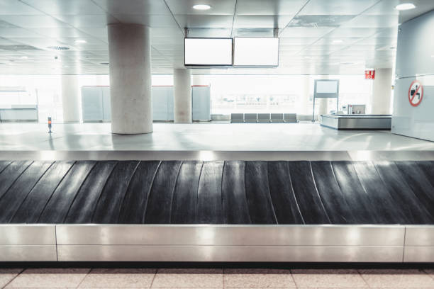 istock Airport Baggage Claim, Blank Board 1501980245