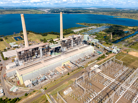 Origin Energy Eraring, NSW, Power Station. Lake Macquarie. Aerial View