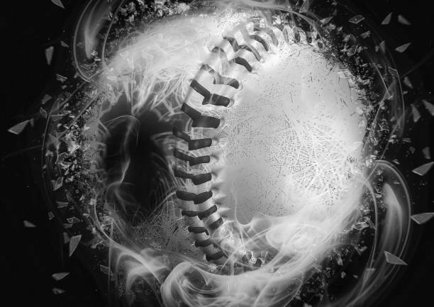 istock 3d illustration of a baseball ball exploding and spewing smoke 1502107071