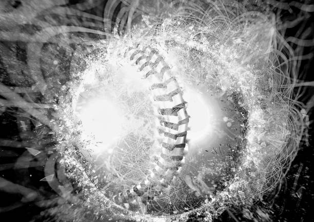 istock 3d illustration of a baseball ball exploding and spewing smoke 1502107075