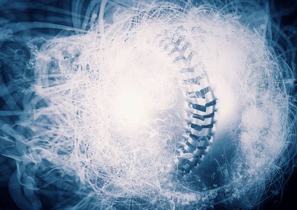 istock 3d illustration of a baseball ball exploding and spewing smoke 1502107078