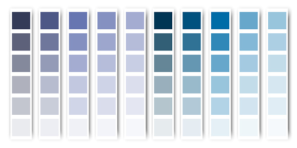 Blue color palette. Blue pastel tone texture.Vector illustration. stock image. EPS 10.
