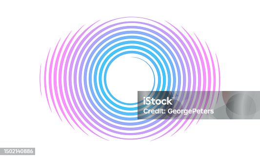 istock Spiral concentric pattern 1502140886