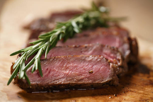 istock sliced medium rib eye steak with rosemary branch 1502153321