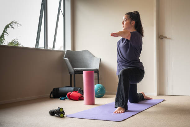 istock Yoga and Stretching at Home 1502172360