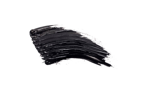 istock Cosmetic sampler, smear of black mascara 1502200437