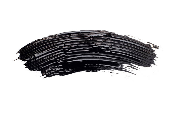 istock Cosmetic sampler, smear of black mascara 1502200442