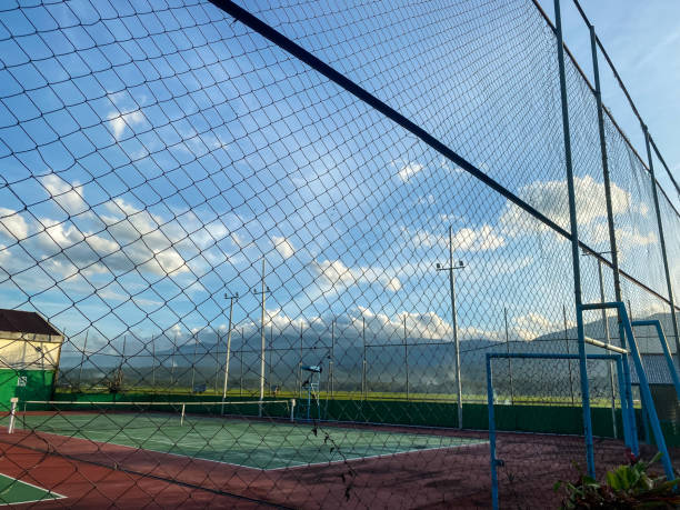 istock Outdoor tennis courts 1502201203