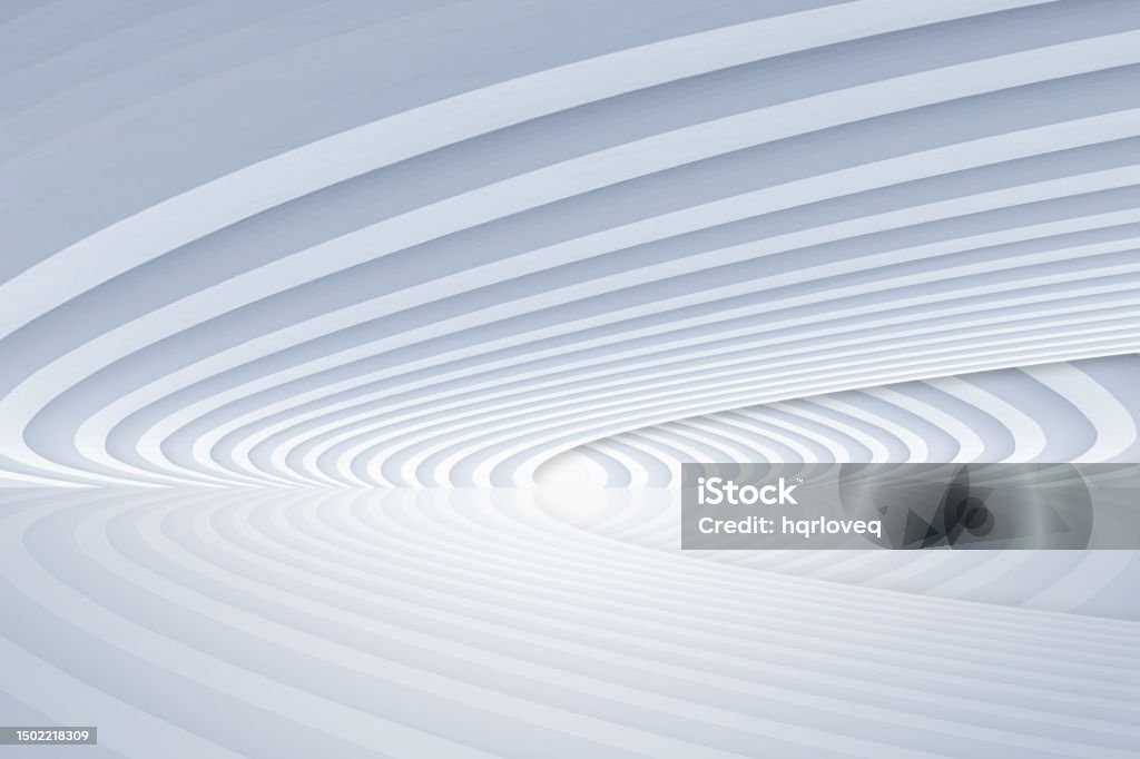 Space Building Background Vector White Spiral Future Building Artificial Space Background 3d Rendering ...