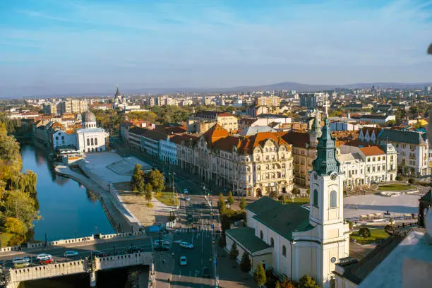 Photo of Birds eye view of Oradea in Romania