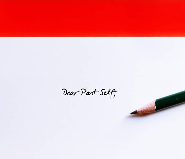 istock Note paper and pencil on orange background with handwritten text DEAR PAST SELF, concept of self reflection - writing a letter to the person you were, advice to give your past self to tell them about what happened then and now 1502260317