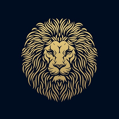 Lion print design.