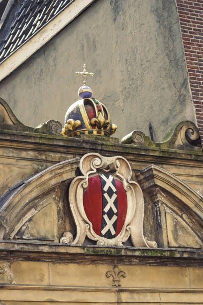 istock Historical sign of Amsterdam 1502289510