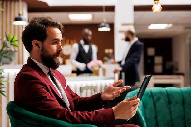istock Businessman on videocall meeting 1502310748
