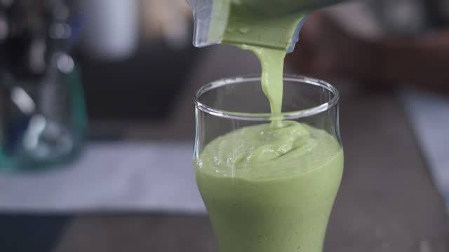 Fresh Healthy Green Protein Smoothies From Blender