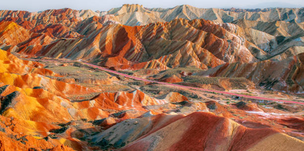 istock Danxia landform in Zhangye, China 1502315155
