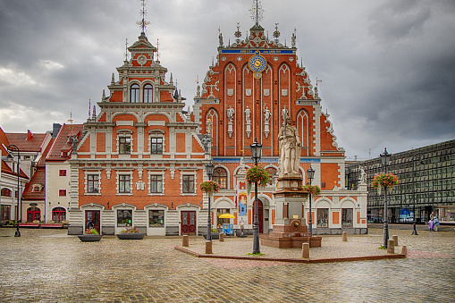 The House of the Blackheads is one of the main sights of Riga, located in the historical center of the city on the Town Hall Square. First mentioned in 1334 as the new home of the Great Guild.